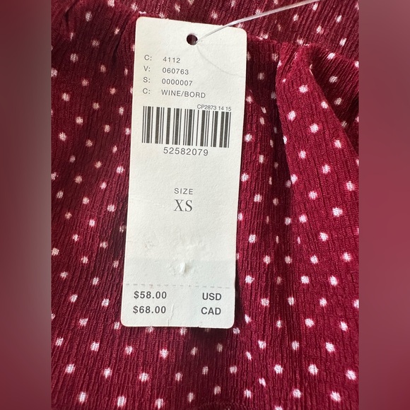 Anthropologie Maeve Rita Ruffled One-Shoulder Top in Red Polka Dot - Picture 9 of 10